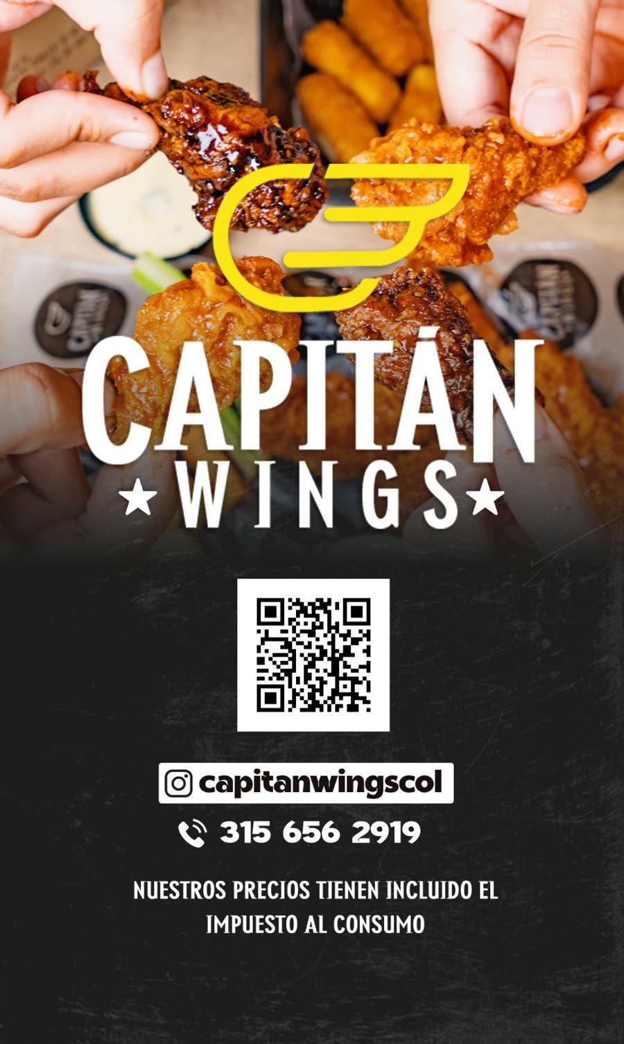 Menú Capitán Wings 1